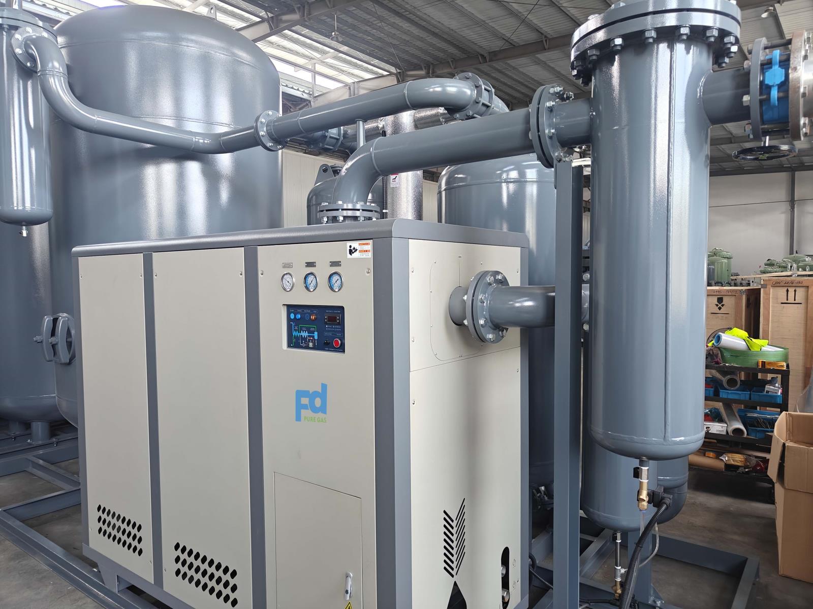 前置冷干機對吸干機的工作效率有哪些具體影響？